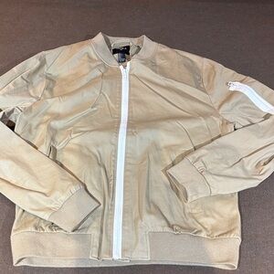 Forever 21 Men's Beige Bomber Jacket